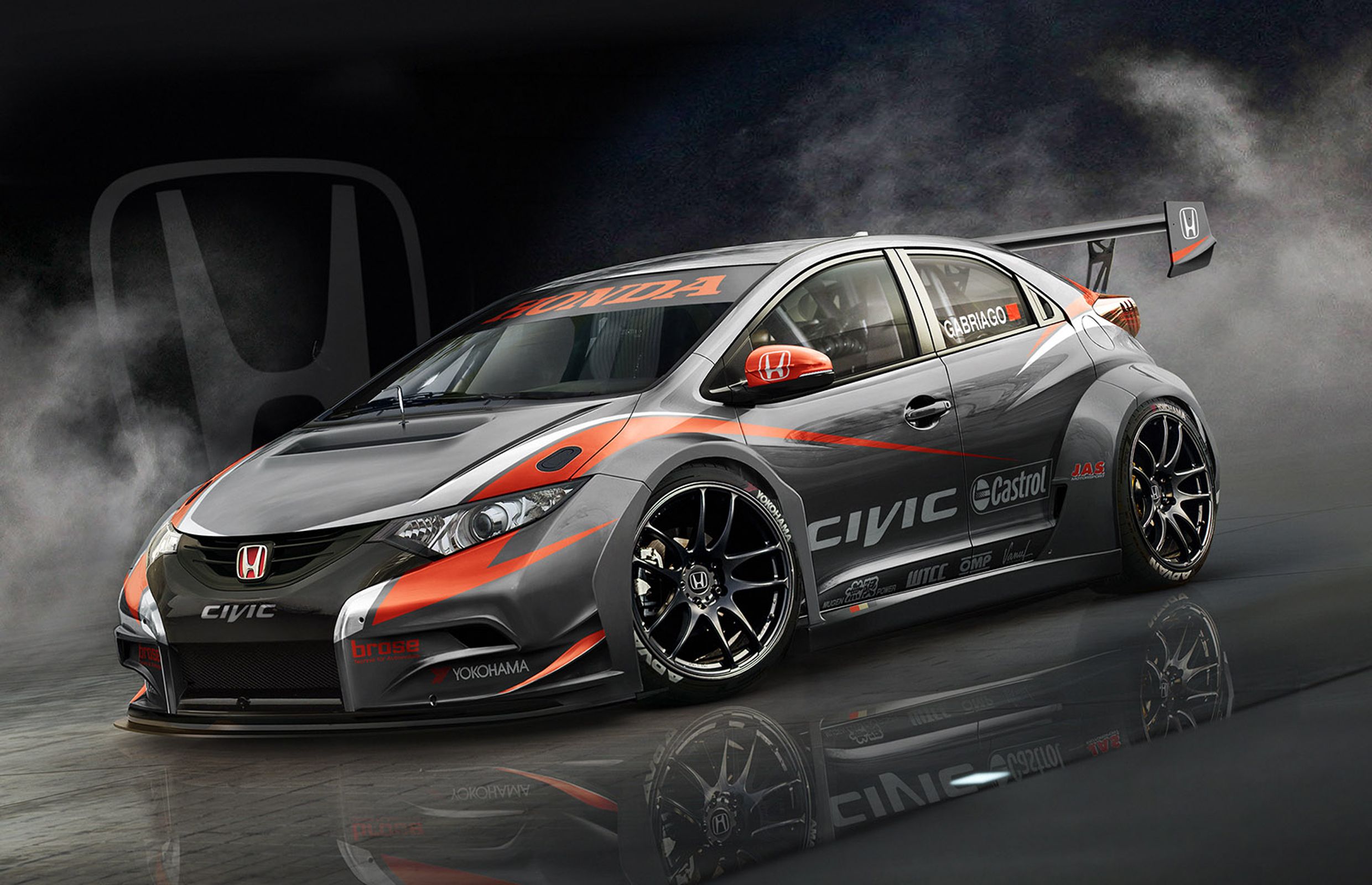 45568 Honda シビック WTCC 2016年 T.Monte 45568 Honda シビック WTCC 2016年 T.Monte