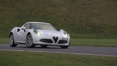 Does the Alfa Romeo 4C have what it takes to compete with the Porsche Cayman on the racetrack?