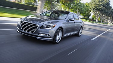 Hyundai has earned top honours in the J.D. Power Initial Quality Survey with three models -- the Accent, Elantra and Genesis (pictured)