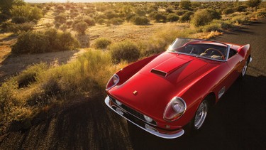 This 1958 Ferrari 250 GT LWB California Spider by Scaglietti sold for $8.8-million.