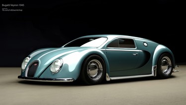 Traveling back in time is what happens when you go fast enough in a Bugatti Veyron.
