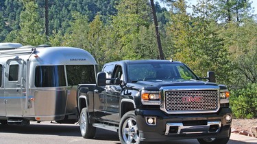 Heavy duty trucks like the GMC Sierra HD are defined as much by how much they can haul as how tough they look. If the Sierra's chrome grille is any indication, it's tough as nails.