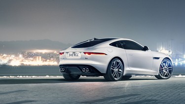 The Jaguar F-Type Coupe was revealed at the L.A. Auto Show in November.