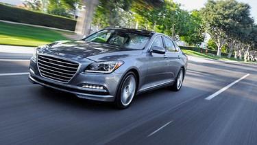 Hyundai Motor America CEO Dave Zuchowski says a third luxury sedan could join the Genesis (pictured) and the Equus in as little as two years.