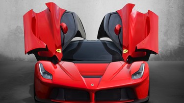 The LaFerrari went for 1.3 million euro when Ferrari unveiled it last year, but it already hit the auction block... for 2.35 million euro.