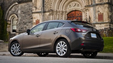 The Mazda3 is available as both a sedan and a hatchback.