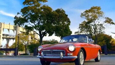 Jerry Seinfeld loves a lot of things about the MG, especially its "sports-car-ness."