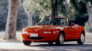 The very first Mazda Miata debuted on a chilly February 10, 1989 at the Chicago Auto Show.