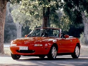 The very first Mazda Miata debuted on a chilly February 10, 1989 at the Chicago Auto Show.