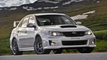 Subaru will  debut the 2015 WRX STI at the Detroit auto show next week. Nothing about its specs is confirmed just yet, but expect it to pump out well north of 300 horsepower, just like the current model (pictured)