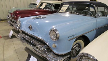 This completely restored 1954 Oldsmobile Starfire convertible is one of the vehicles on display at the Nixdorf Classic Car Museum in Summerland, B.C.
