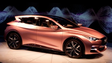 The Q30, shown here in concept form, could be among the models Infiniti and Mercedes-Benz will manufacture in its Mexico plant for the North American market.