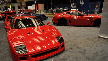 The Auto Exotica exhibit at the Canadian International Auto Show is the place to go if all you want to do is gawk at pricey exotic cars like this Ferrari F40.