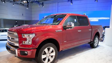 The all-new Ford F-150 at the Canadian International AutoShow 2014.