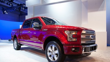 The new Ford F-150 at the Canadian International AutoShow 2014.