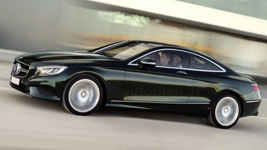 The leaked photos of the S-Class show a swoopy new silhouette.