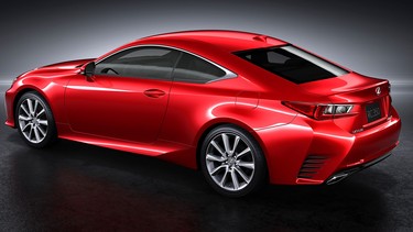 Lexus will add a turbo-four to the RC coupe lineup.