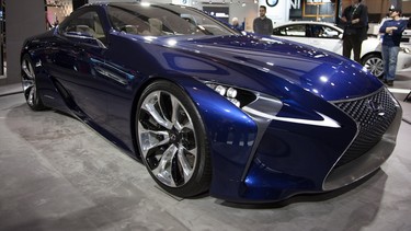 The Lexus LF-LC is on display at this year's Canadian International AutoShow.