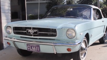 This is the very first Mustang ever sold. It went for $3,400 in 1964.