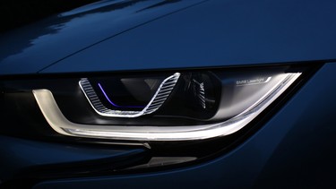 BMW's laser headlights will be available on the i8 this fall.