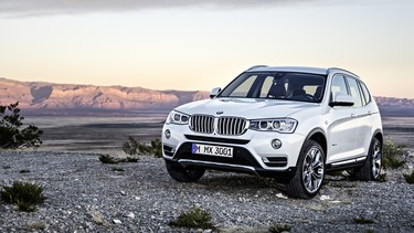 BMW will offer the refreshed X3 with a 2.0-litre turbodiesel four-cylinder engine.