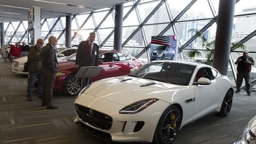 Classic Jaguar styling in the 2015 F-Type R starting at $111,350. 2014 Ottawa Auto Show at the Ottawa Convention Centre.