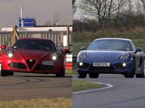Alfa Romeo 4C or the Porsche Cayman S. In this battle of sexy sports cars, it's a hard decision.