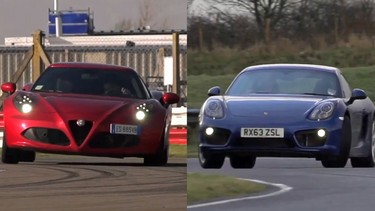 Alfa Romeo 4C or the Porsche Cayman S. In this battle of sexy sports cars, it's a hard decision.