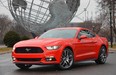 The all-new, muscular 2015 Ford Mustang can be ordered with V6- and V8-power — plus a new 2.3L twin-scroll turbo four.  —