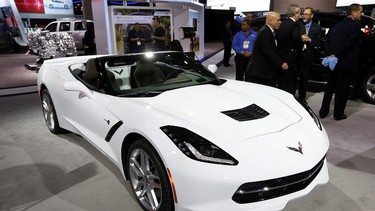 The Chevrolet Corvette Stingray convertible shares the 455-hp, 6.1L V8 with its coupe sibling. The sleek droptop will make its Canadian debut at the Vancouver auto show.