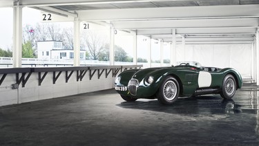 Had it not been for the 1903 Gordon Bennett Cup, we likely wouldn't have British Racing Green, as seen on this Jaguar C-Type.