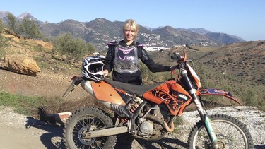 After waiting for months for the opportunity, Province columnist Alexandra Straub finally got her chance to take on the KTM 250 — and the awesome trails of Southern Spain.