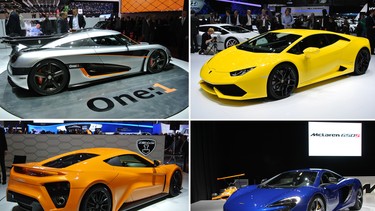 Supercars are the stars at the 2014 Geneva Motor Show.