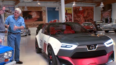 The Nissan IDx Nismo concept is seen with its spiritual predecessor, the Datsun 510.