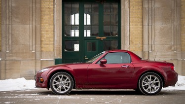 Polar Vortex? Cute. We still drove this Mazda Miata as we would in any other season.