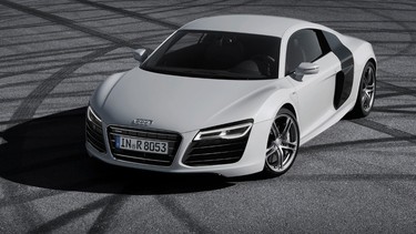 The upcoming R8 will retain the V8 and V10 engines from the current model (pictured), but rumour has it Audi could offer a smaller turbocharged engine in certain markets.