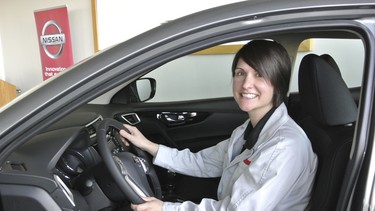 At Nissan's Sunderland Plant in the UK, Rachel Bradbury makes sure that parts are properly made for top notch safety in their vehicles.