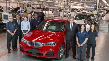 BMW is considering building another plant in North America. Recently, it announced a US$1-billion expansion to its current facility in Spartanburg, South Carolina, where its SUVs are built, including the new X4 (pictured) and upcoming X7.