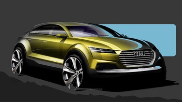 Are you the Audi TT-based crossover we've heard so much about?
