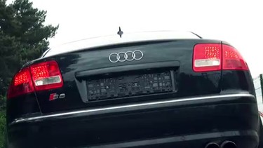 This Audi S8 has a surprise under its hood.