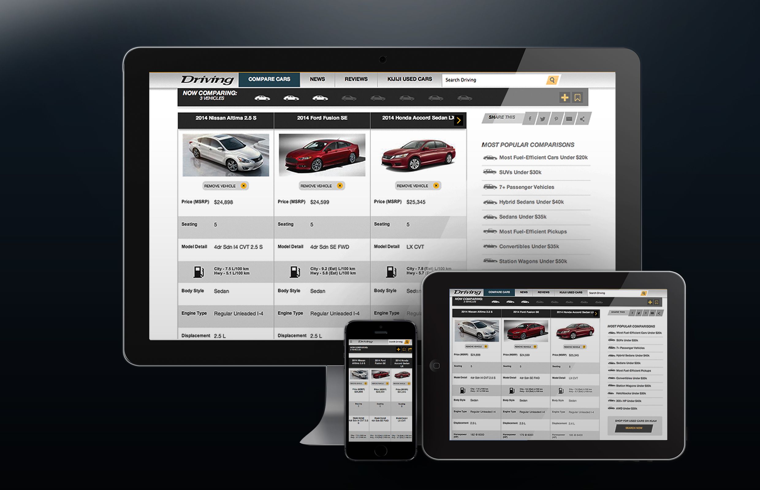 Car Comparison Tool