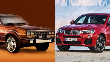 The new BMW X4 crossover coupe has a lot in common with AMC's 1980 Eagle Wagon.