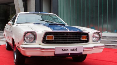 Leading into the venue, a 1976 Mustang Cobra was featured on the red carpet.