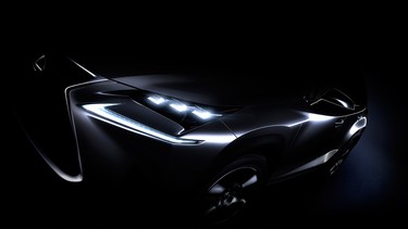 The Lexus NX crossover will debut at this year's Beijing Motor Show.