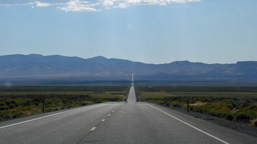 U.S. Route 50 in Nevada has been dubbed the loneliest road in America. Surrounded by desolate desert and with nothing but miles of asphalt ahead, it's easy to see why this stretch of highway earned the moniker.