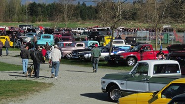 There were lots of buyers looking for the perfect parts to finish their rides at the Golden Ears chapter of the VCCC Swap Meet in Maple Ridge last Sunday.