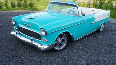 1955 Belair Convertible up for auction at 2014 Vancouver Collector Car Show and Auction at PNE
