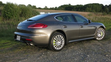 The 2014 Porsche Panamera S e-Hybrid.