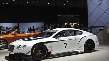 At the New York auto show, Bentley announced it is teaming up with Dyson Racing to bring their GT3 race car to North American tracks.