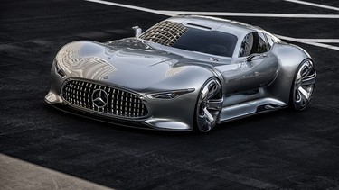 The Mercedes-Benz AMG Vision Gran Turismo could end up inspiring the design of Mercedes' upcoming hypercar.